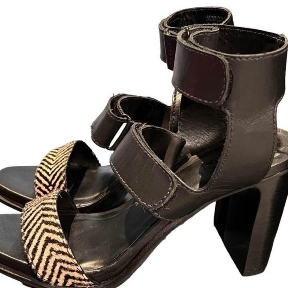 Genuine Leather and Cowhide Heels